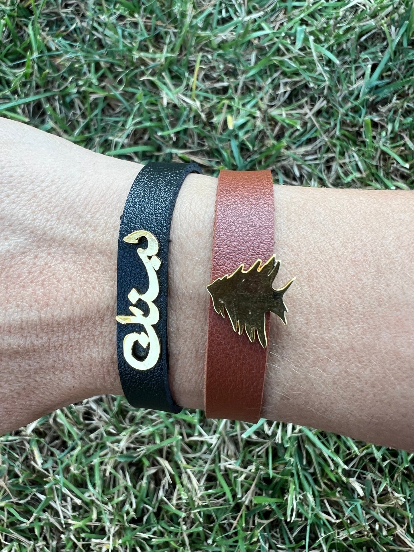 Leather bracelet
