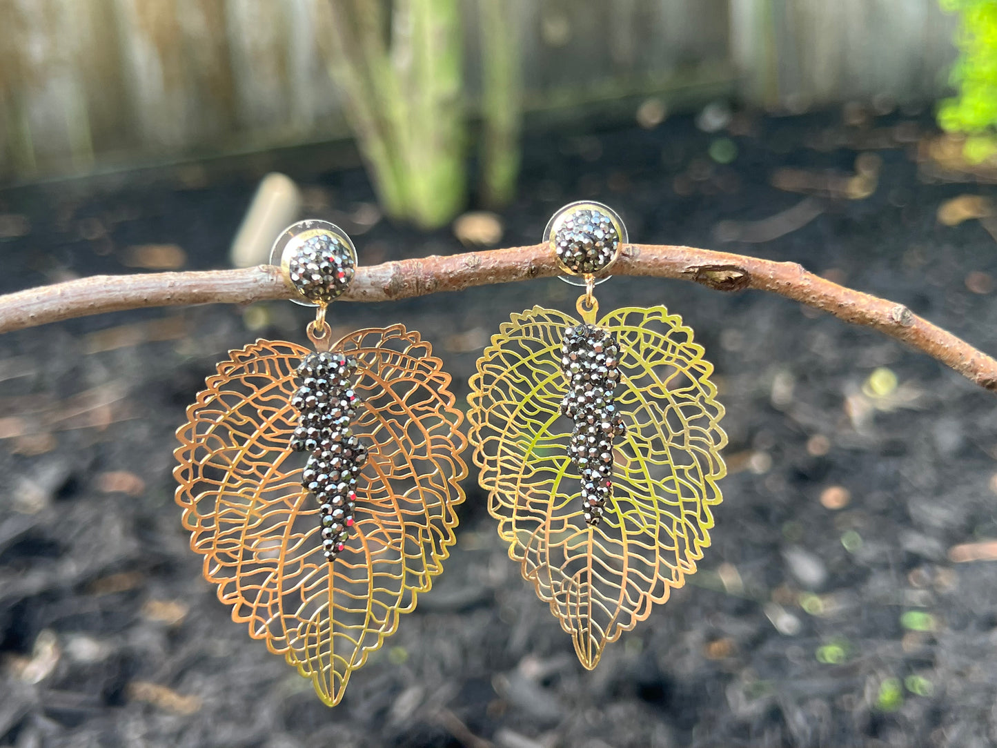 Bright Leaf Earrings