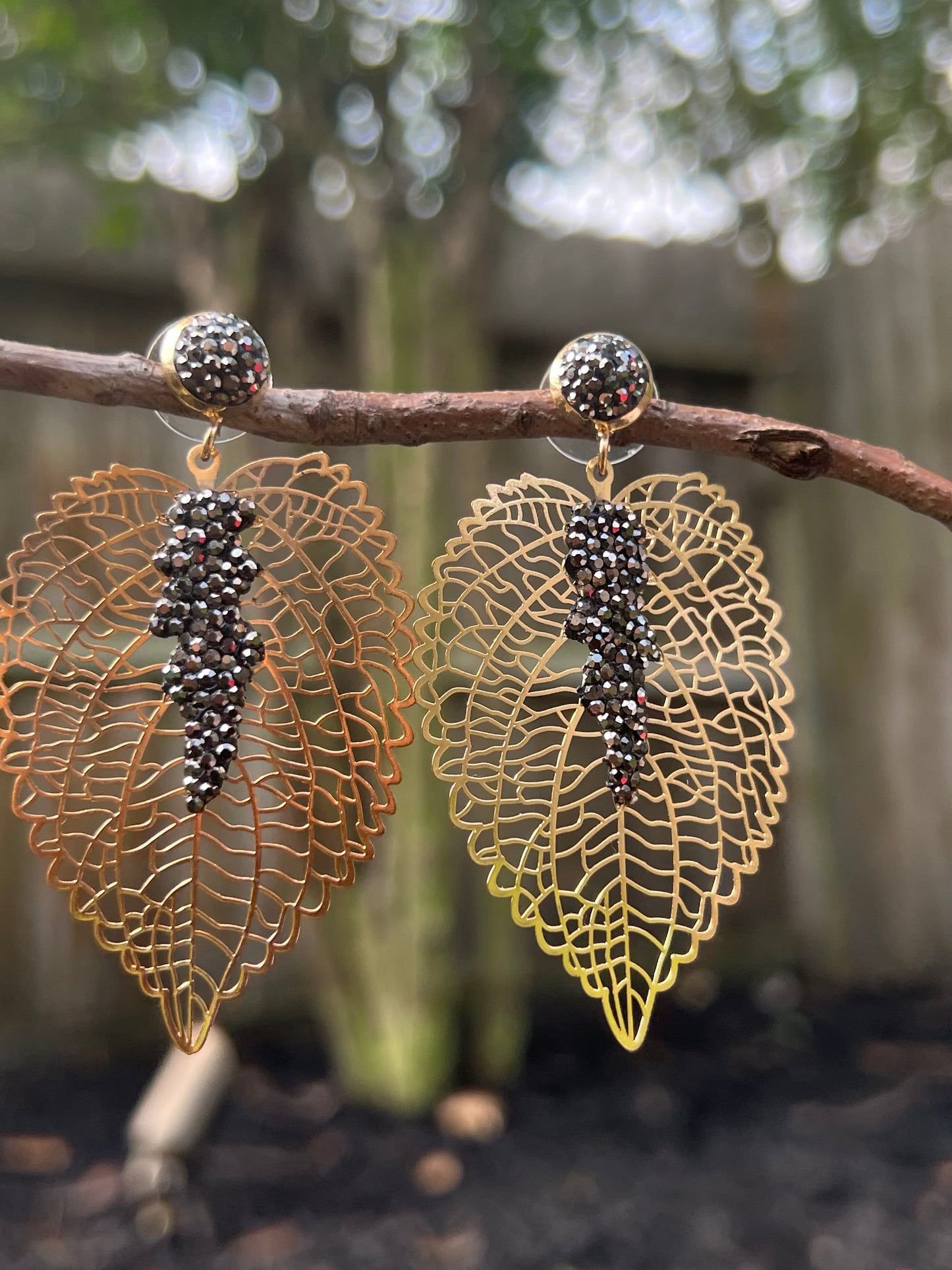 Bright Leaf Earrings