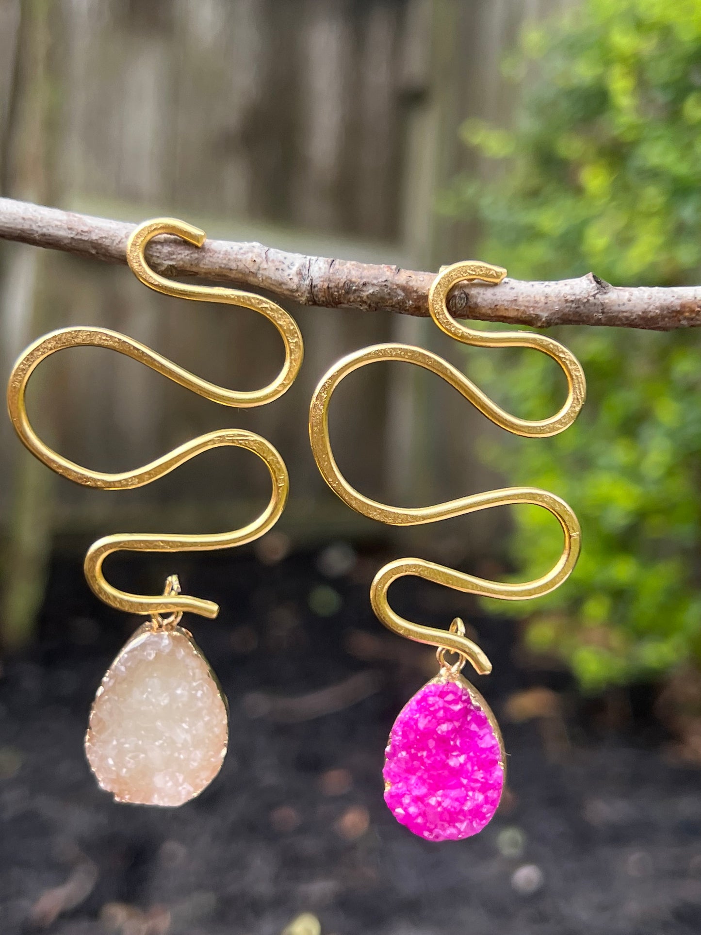 Straight Curve Earrings